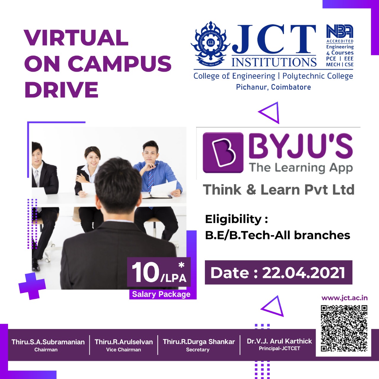 Virtual Campus Drive Think And Learn Pvt Ltd Byjus Bangalore